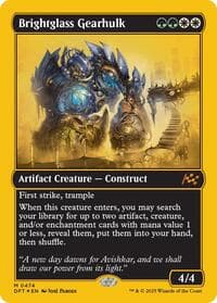 Brightglass Gearhulk (First-Place Foil) from Aetherdrift