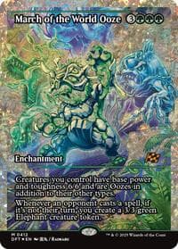 March of the World Ooze (Showcase) (Fracture Foil) from Aetherdrift