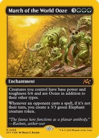 March of the World Ooze (First-Place Foil) from Aetherdrift
