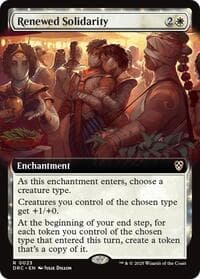 Renewed Solidarity (Extended Art) from Commander: Aetherdrift