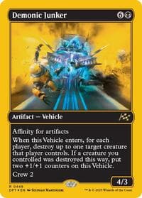 Demonic Junker (First-Place Foil) from Aetherdrift