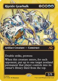 Riptide Gearhulk (Borderless) (First-Place Foil) from Aetherdrift