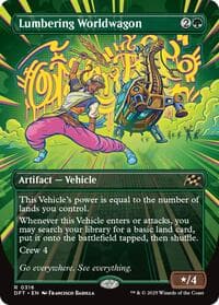 Lumbering Worldwagon (Borderless) from Aetherdrift