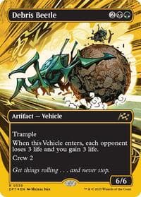 Debris Beetle (Borderless) (First-Place Foil) from Aetherdrift