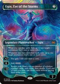 Ugin, Eye of the Storms (Showcase) (Halo Foil) from Tarkir: Dragonstorm