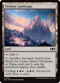 Perilous Landscape from Commander: Tarkir: Dragonstorm