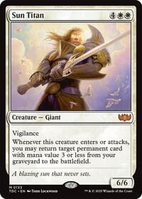 Sun Titan from Commander: Tarkir: Dragonstorm