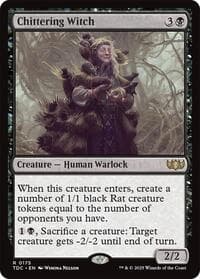 Chittering Witch from Commander: Tarkir: Dragonstorm
