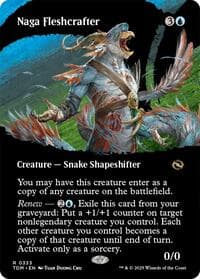 Naga Fleshcrafter (Borderless) from Tarkir: Dragonstorm