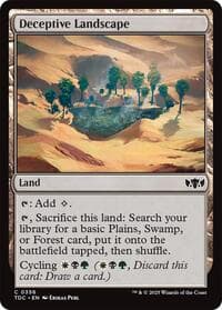 Deceptive Landscape from Commander: Tarkir: Dragonstorm