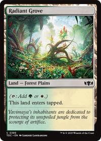 Radiant Grove from Commander: Tarkir: Dragonstorm