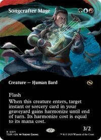 Songcrafter Mage (Borderless) from Tarkir: Dragonstorm