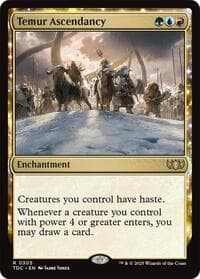 Temur Ascendancy from Commander: Tarkir: Dragonstorm
