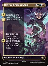 Roar of Endless Song (Borderless) from Tarkir: Dragonstorm