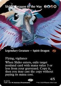 Shiko, Paragon of the Way (Borderless) from Tarkir: Dragonstorm