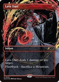Lava Dart (Raised Foil) from Secret Lair Drop Series