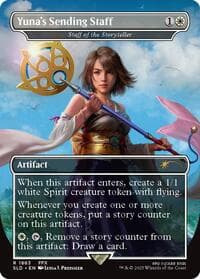 Yuna's Sending Staff - Staff of the Storyteller from Secret Lair Drop Series