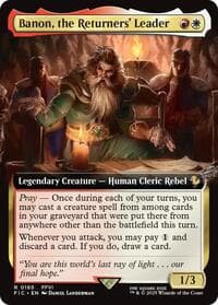 Banon, the Returners' Leader (Extended Art) from Commander: FINAL FANTASY
