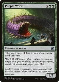 Purple Worm from Promo Pack: Adventures in the Forgotten Realms
