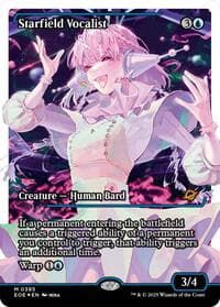 Starfield Vocalist (Showcase) (Fracture Foil) from Edge of Eternities