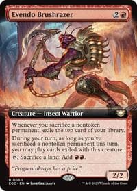 Evendo Brushrazer (Extended Art) from Commander: Edge of Eternities