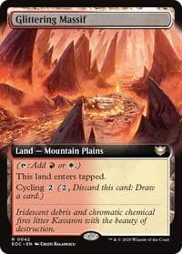 Glittering Massif (Extended Art) from Commander: Edge of Eternities