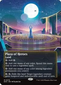 Plaza of Heroes (0078) (Borderless) from Edge of Eternities: Stellar Sights