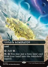 Terrain Generator (0133) (Borderless) (Galaxy Foil) from Edge of Eternities: Stellar Sights
