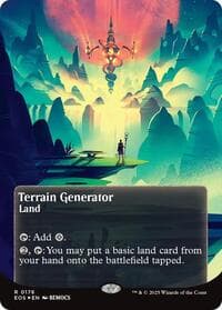 Terrain Generator (0178) (Borderless) (Galaxy Foil) from Edge of Eternities: Stellar Sights