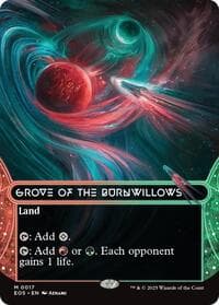 Grove of the Burnwillows (0017) (Borderless) from Edge of Eternities: Stellar Sights