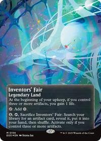 Inventors' Fair (0156) (Borderless) (Galaxy Foil) from Edge of Eternities: Stellar Sights