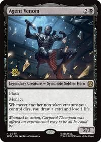 Agent Venom from Prerelease Cards