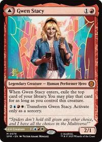 Gwen Stacy from Prerelease Cards