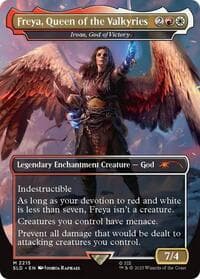 Freya, Queen of the Valkyries - Iroas, God of Victory from Secret Lair Drop Series