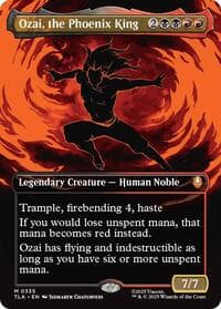 Ozai, the Phoenix King (0335) (Borderless) from Avatar: The Last Airbender