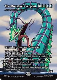 The Monstrous Serpent - Koma, Cosmos Serpent (Borderless) from Avatar: The Last Airbender: Eternal-Legal