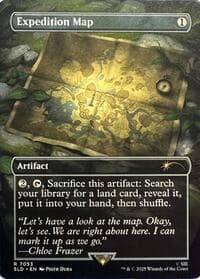 Expedition Map from Secret Lair Drop Series