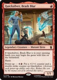 Quicksilver, Brash Blur from Marvel Super Heroes