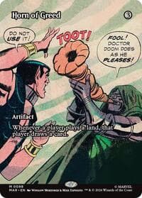 Horn of Greed (Borderless) from Marvel Universe Eternal-Legal