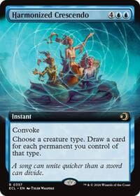 Harmonized Crescendo (Extended Art) from Lorwyn Eclipsed