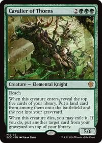 Cavalier of Thorns from Commander: Lorwyn Eclipsed