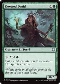 Devoted Druid from Commander: Lorwyn Eclipsed