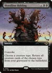 Bloodline Bidding (Extended Art) from Lorwyn Eclipsed