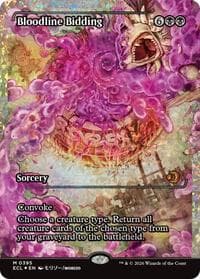Bloodline Bidding (Showcase) (Fracture Foil) from Lorwyn Eclipsed