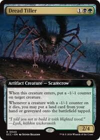 Dread Tiller (Extended Art) from Commander: Lorwyn Eclipsed