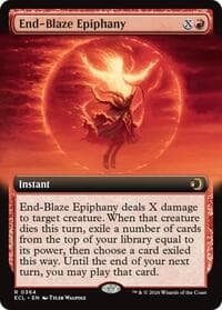 End-Blaze Epiphany (Extended Art) from Lorwyn Eclipsed