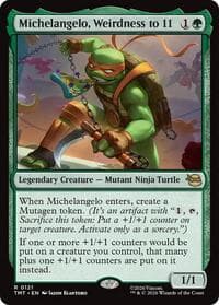 Michelangelo, Weirdness to 11 from Teenage Mutant Ninja Turtles