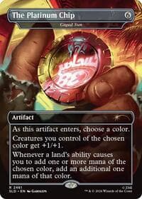 The Platinum Chip - Caged Sun from Secret Lair Drop Series