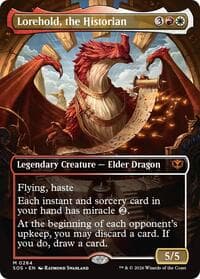 Lorehold, the Historian (Borderless) from Secrets of Strixhaven
