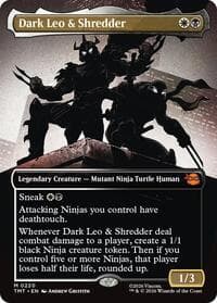 Dark Leo & Shredder (Borderless) from Teenage Mutant Ninja Turtles